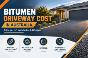 Bitumen driveway cost and installation in Australia