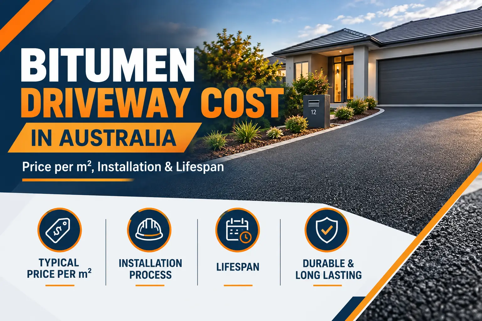 Bitumen driveway cost and installation in Australia