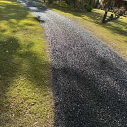 rural asphalt driveway isntallation